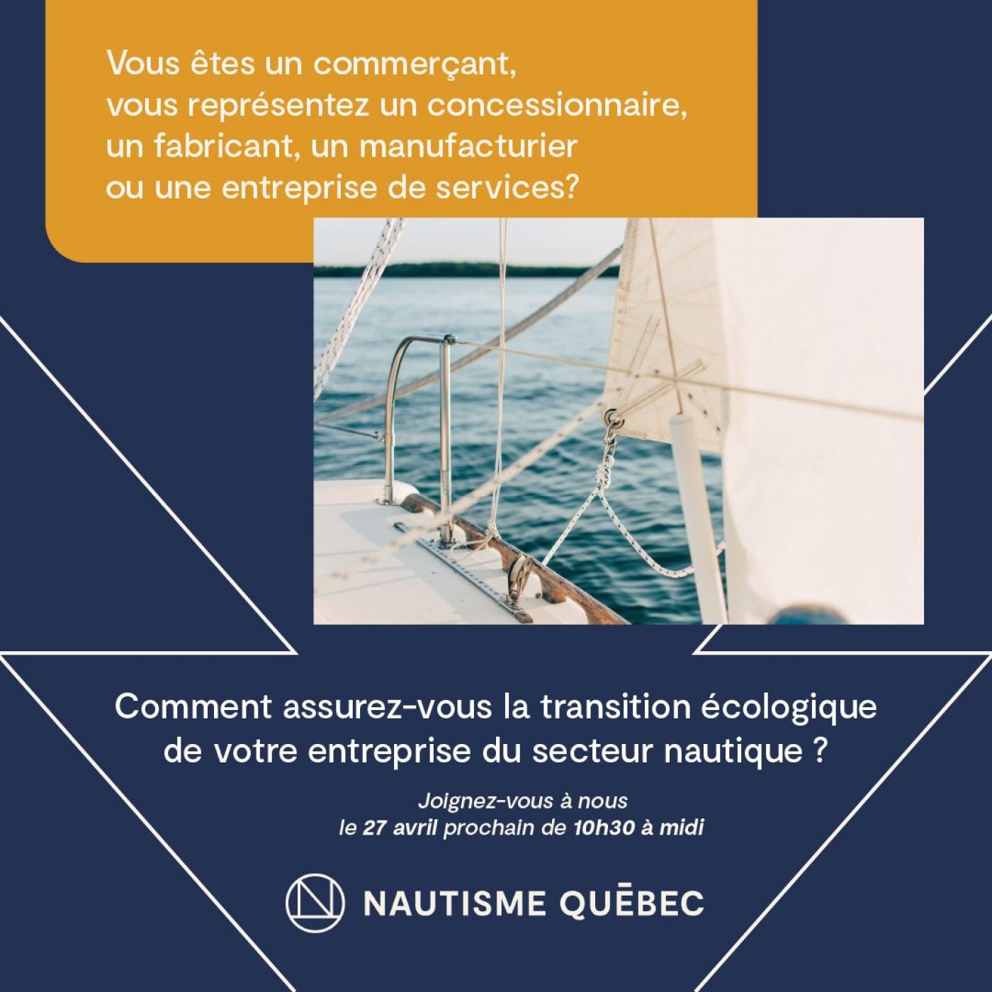 Atelier 1 – Comment assurez-vous la transition écologique de votre entreprise du secteur nautique ?